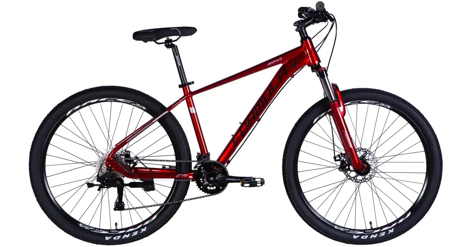 Велосипед Formula ZEPHYR 2.0 DD CS 27,5", розмір M, рама 17", 2025, червоний 